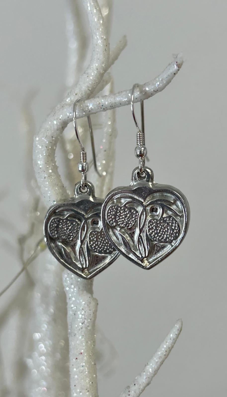 Fritillaria drop earrings